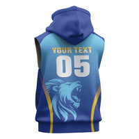 Custom Saint Lucia 2026 Cricket Sleeveless Hoodie Kings Never Fall