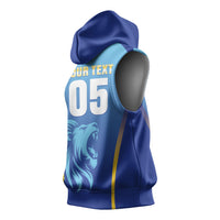 Custom Saint Lucia 2026 Cricket Sleeveless Hoodie Kings Never Fall