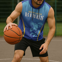 Custom Saint Lucia 2026 Cricket Sleeveless Hoodie Kings Never Fall