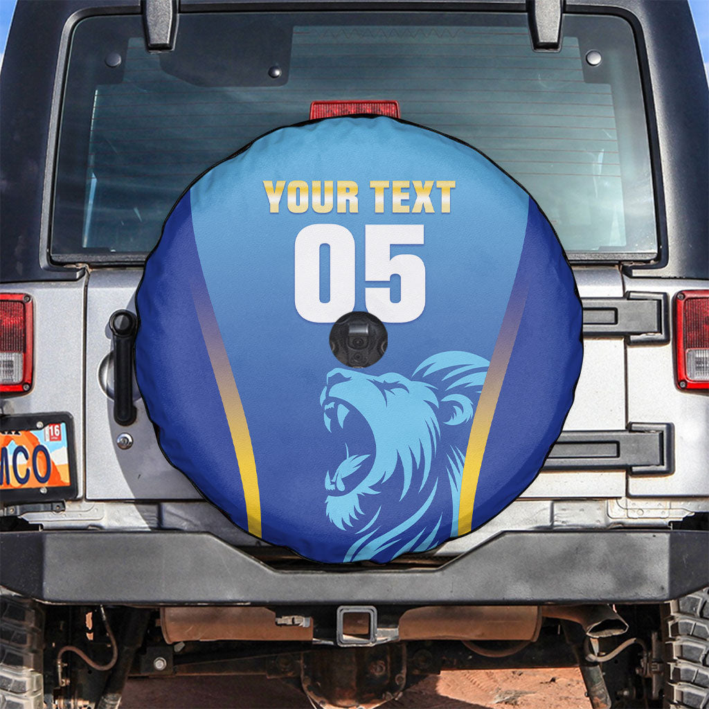 Custom Saint Lucia 2026 Cricket Spare Tire Cover Kings Never Fall