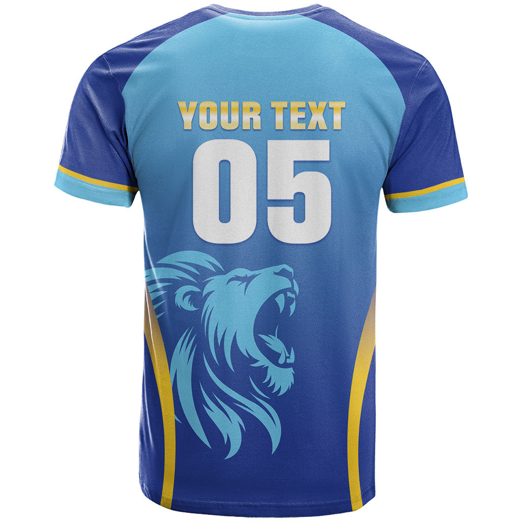 Custom Saint Lucia 2026 Cricket T Shirt Kings Never Fall