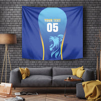Custom Saint Lucia 2026 Cricket Tapestry Kings Never Fall