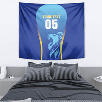 Custom Saint Lucia 2026 Cricket Tapestry Kings Never Fall