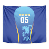 Custom Saint Lucia 2026 Cricket Tapestry Kings Never Fall