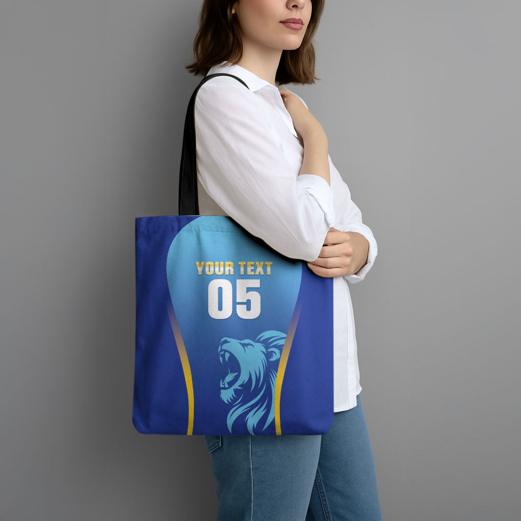 Custom Saint Lucia 2026 Cricket Tote Bag Kings Never Fall