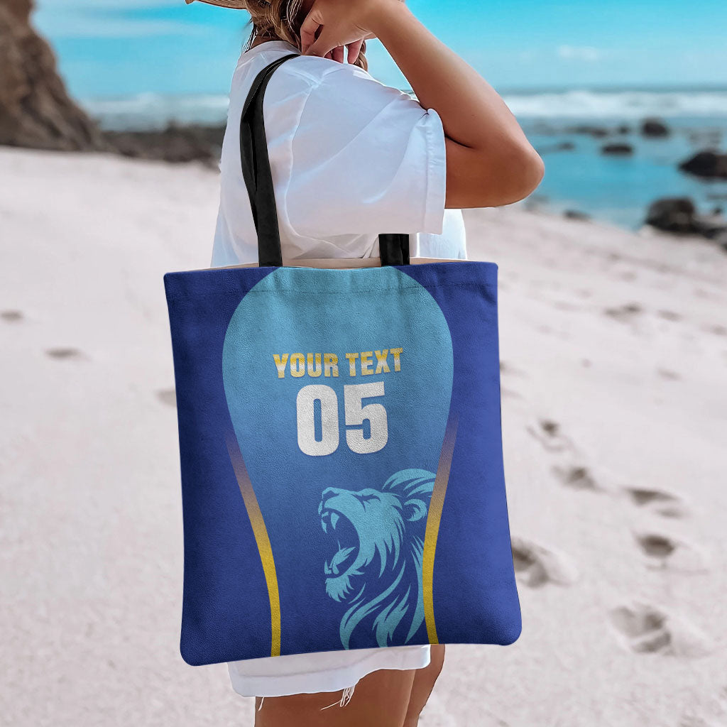 Custom Saint Lucia 2026 Cricket Tote Bag Kings Never Fall