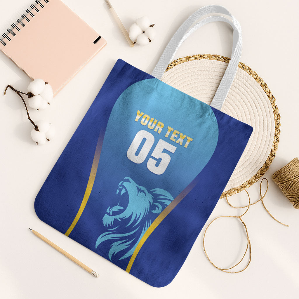 Custom Saint Lucia 2026 Cricket Tote Bag Kings Never Fall