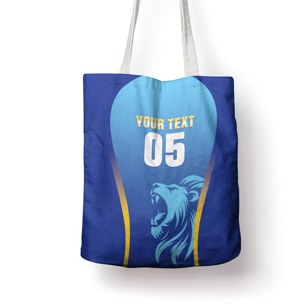Custom Saint Lucia 2026 Cricket Tote Bag Kings Never Fall