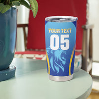 Custom Saint Lucia 2026 Cricket Tumbler Cup Kings Never Fall