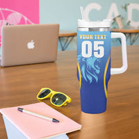 Custom Saint Lucia 2026 Cricket Tumbler With Handle Kings Never Fall