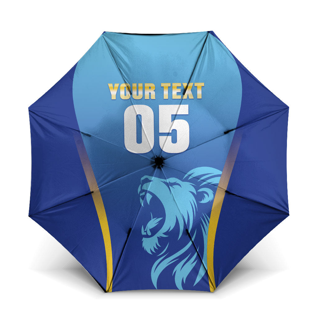 Custom Saint Lucia 2026 Cricket Umbrella Kings Never Fall