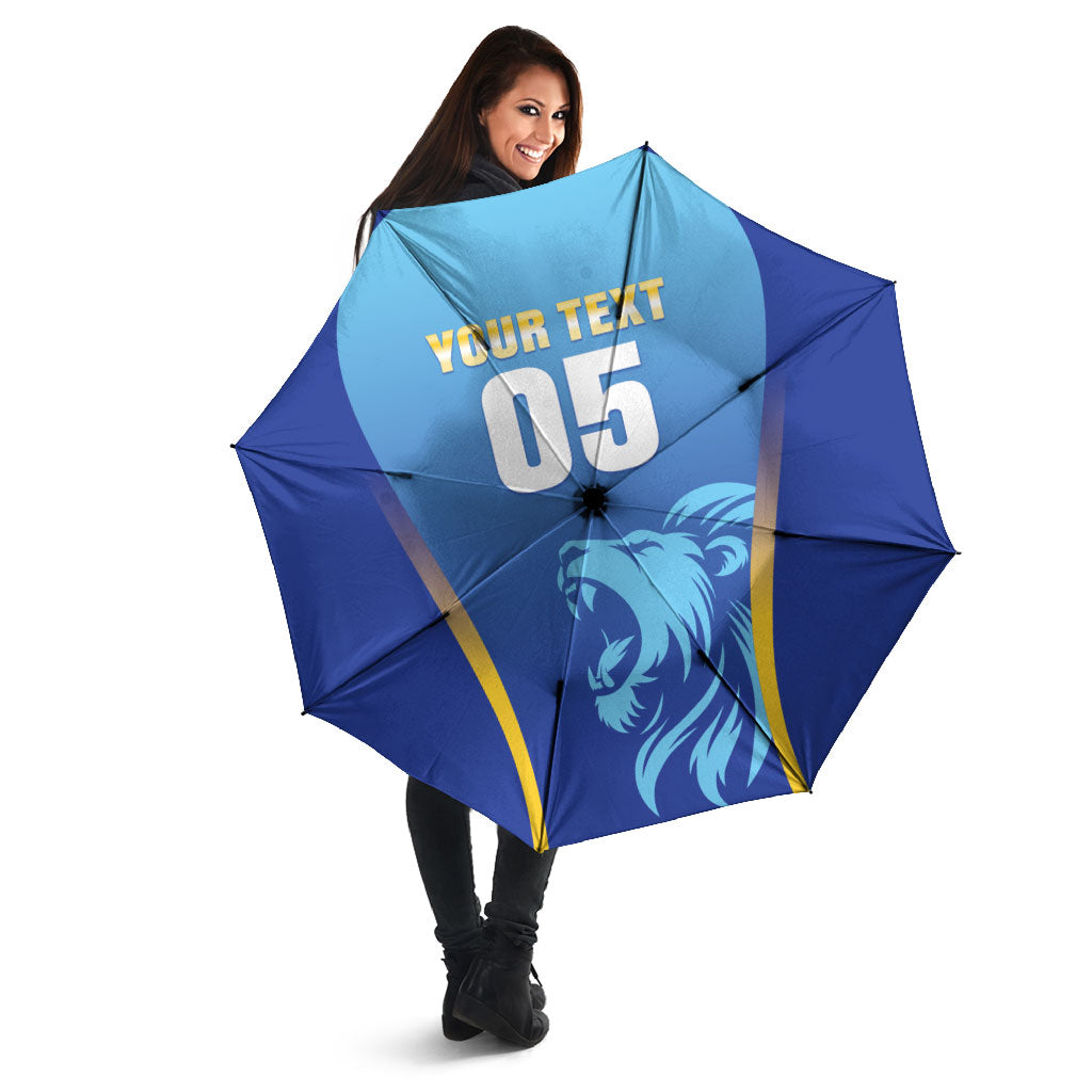 Custom Saint Lucia 2026 Cricket Umbrella Kings Never Fall