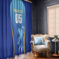 Custom Saint Lucia 2026 Cricket Window Curtain Kings Never Fall