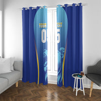 Custom Saint Lucia 2026 Cricket Window Curtain Kings Never Fall