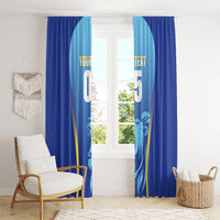 Custom Saint Lucia 2026 Cricket Window Curtain Kings Never Fall