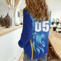 Custom Saint Lucia 2026 Cricket Women Casual Shirt Kings Never Fall