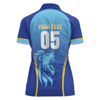 Custom Saint Lucia 2026 Cricket Women Polo Shirt Kings Never Fall