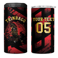 Custom Trinbago 2026 Cricket 4 in 1 Can Cooler Tumbler Ride To Victory