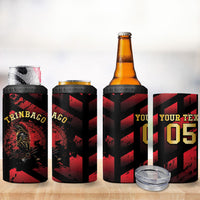 Custom Trinbago 2026 Cricket 4 in 1 Can Cooler Tumbler Ride To Victory