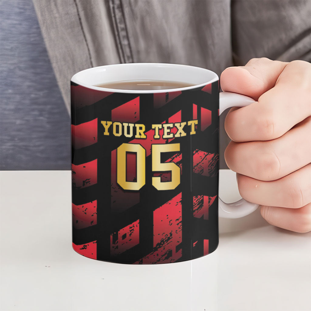Custom Trinbago 2026 Cricket Ceramic Mug Ride To Victory