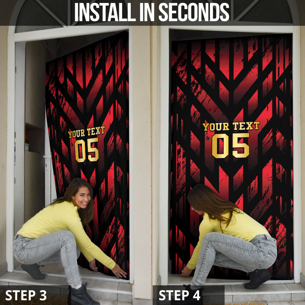 Custom Trinbago 2026 Cricket Door Cover Ride To Victory