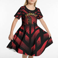 Custom Trinbago 2026 Cricket Kid Short Sleeve Dress Ride To Victory
