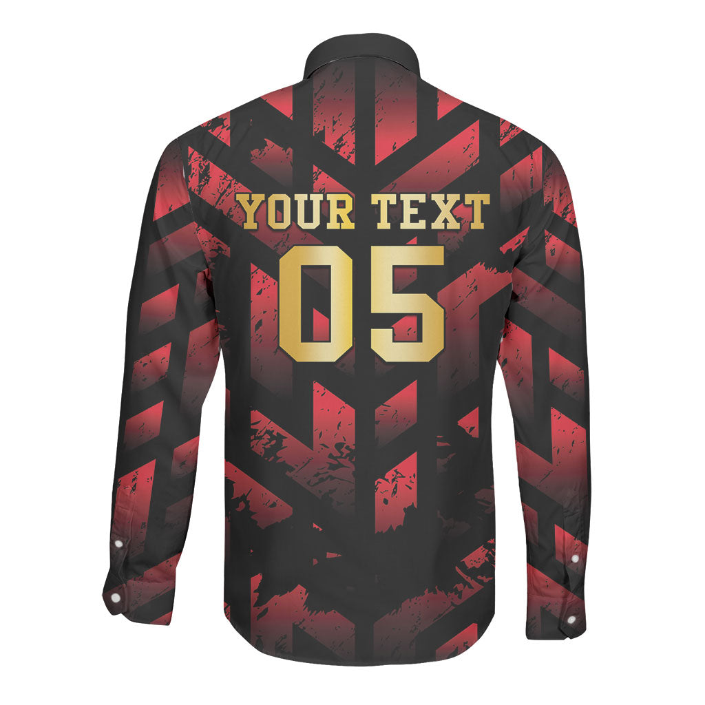 Custom Trinbago 2026 Cricket Long Sleeve Button Shirt Ride To Victory