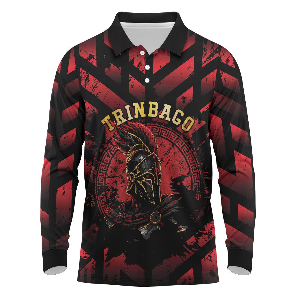 Custom Trinbago 2026 Cricket Long Sleeve Polo Shirt Ride To Victory