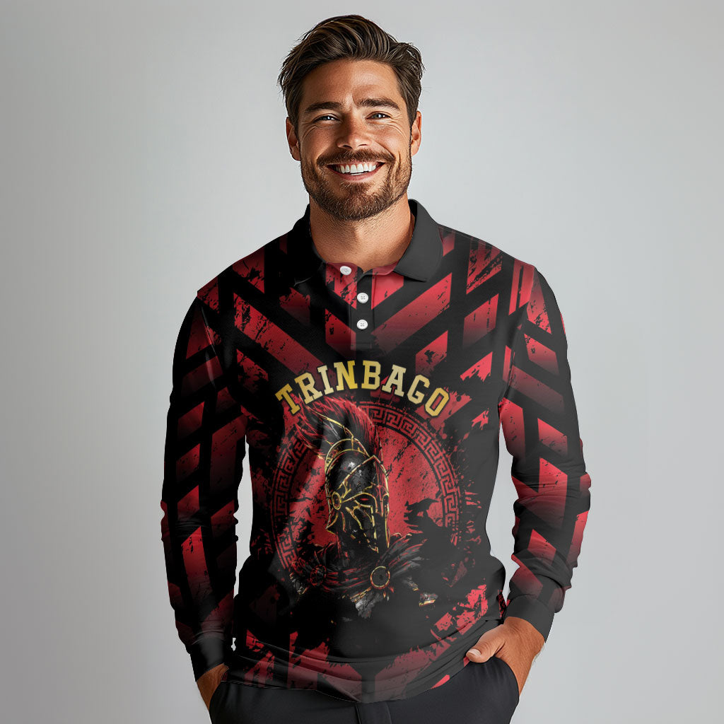 Custom Trinbago 2026 Cricket Long Sleeve Polo Shirt Ride To Victory