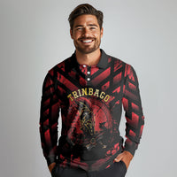 Custom Trinbago 2026 Cricket Long Sleeve Polo Shirt Ride To Victory