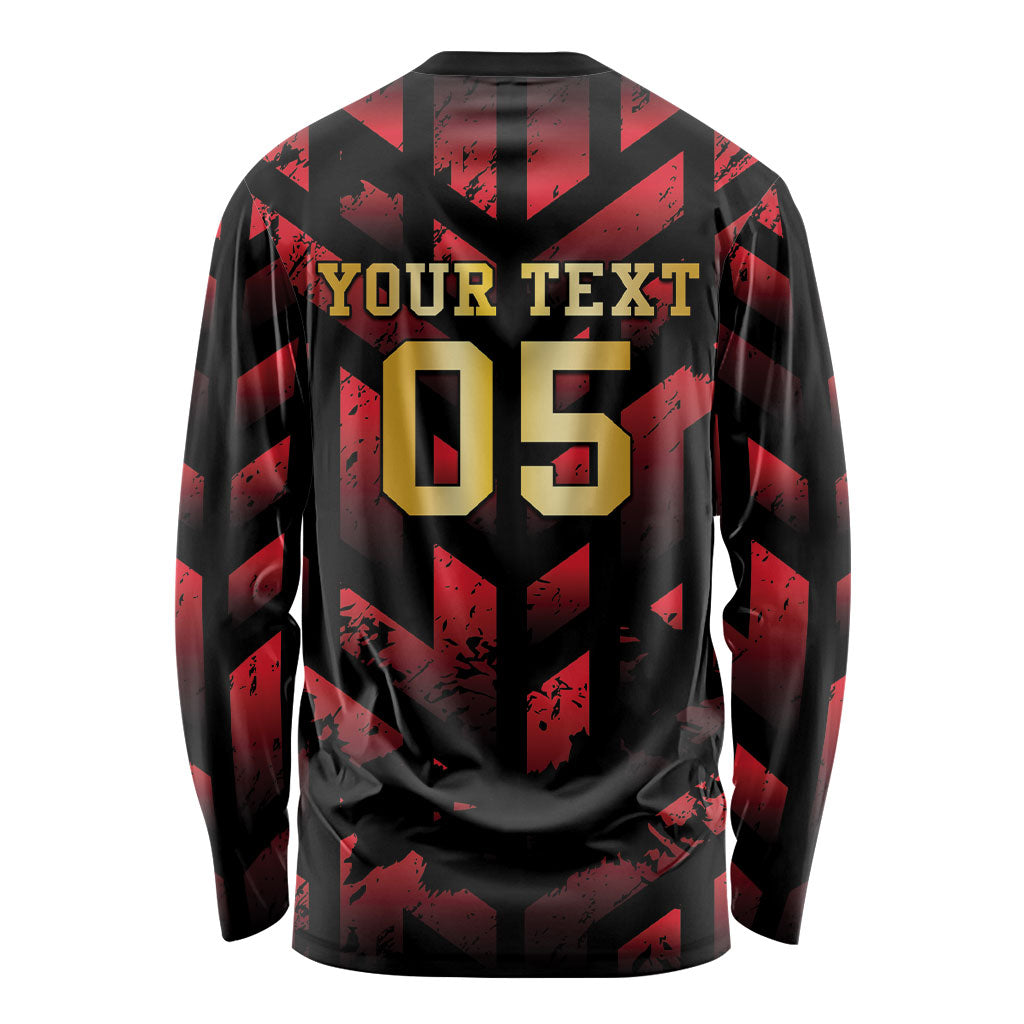 Custom Trinbago 2026 Cricket Long Sleeve Shirt Ride To Victory