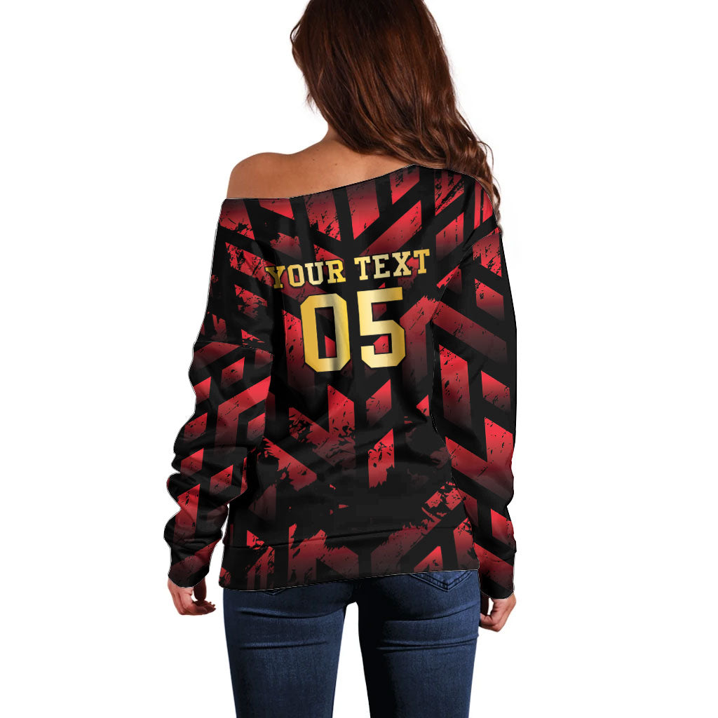 Custom Trinbago 2026 Cricket Off Shoulder Sweater Ride To Victory