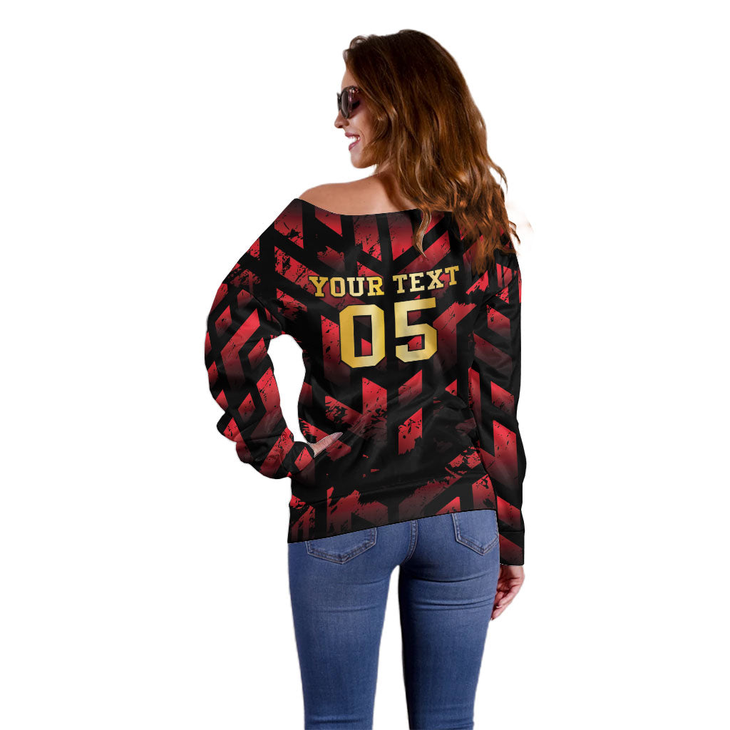 Custom Trinbago 2026 Cricket Off Shoulder Sweater Ride To Victory