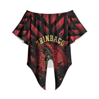 Custom Trinbago 2026 Cricket Off Shoulder Wrap Waist Top Ride To Victory