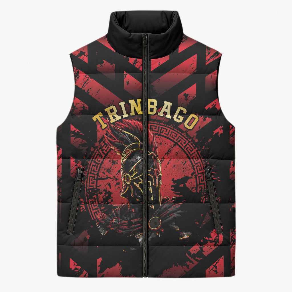 Custom Trinbago 2026 Cricket Sleeveless Puffer Jacket Ride To Victory