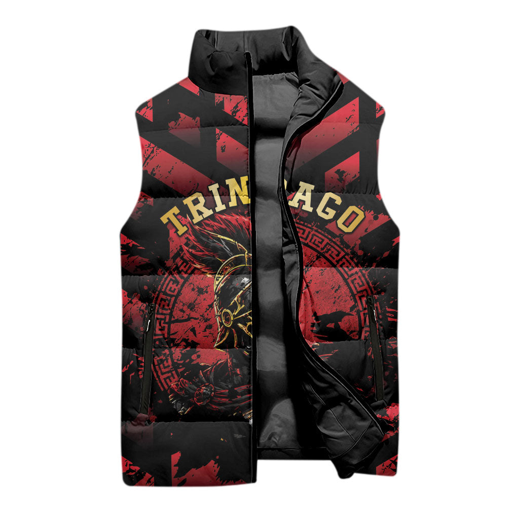 Custom Trinbago 2026 Cricket Sleeveless Puffer Jacket Ride To Victory