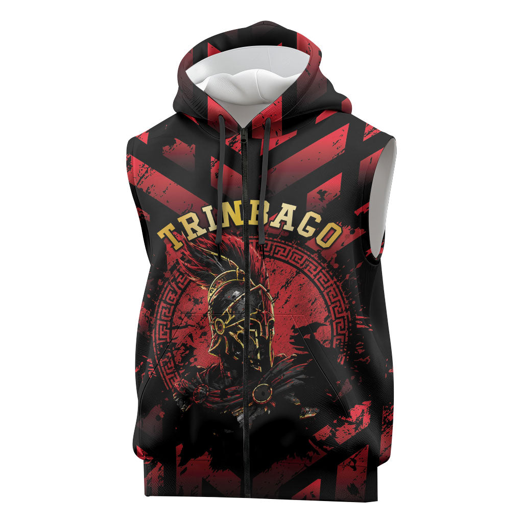 Custom Trinbago 2026 Cricket Sleeveless Zip Hoodie Ride To Victory