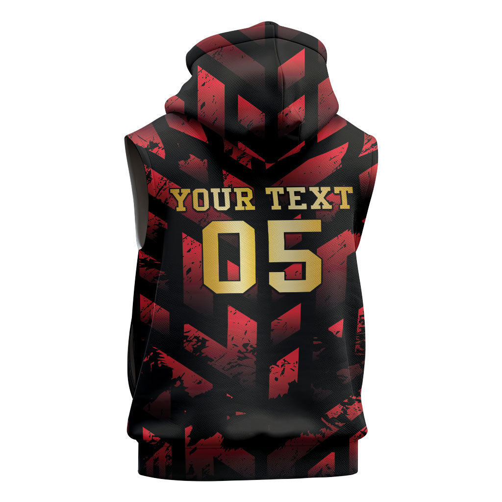 Custom Trinbago 2026 Cricket Sleeveless Zip Hoodie Ride To Victory
