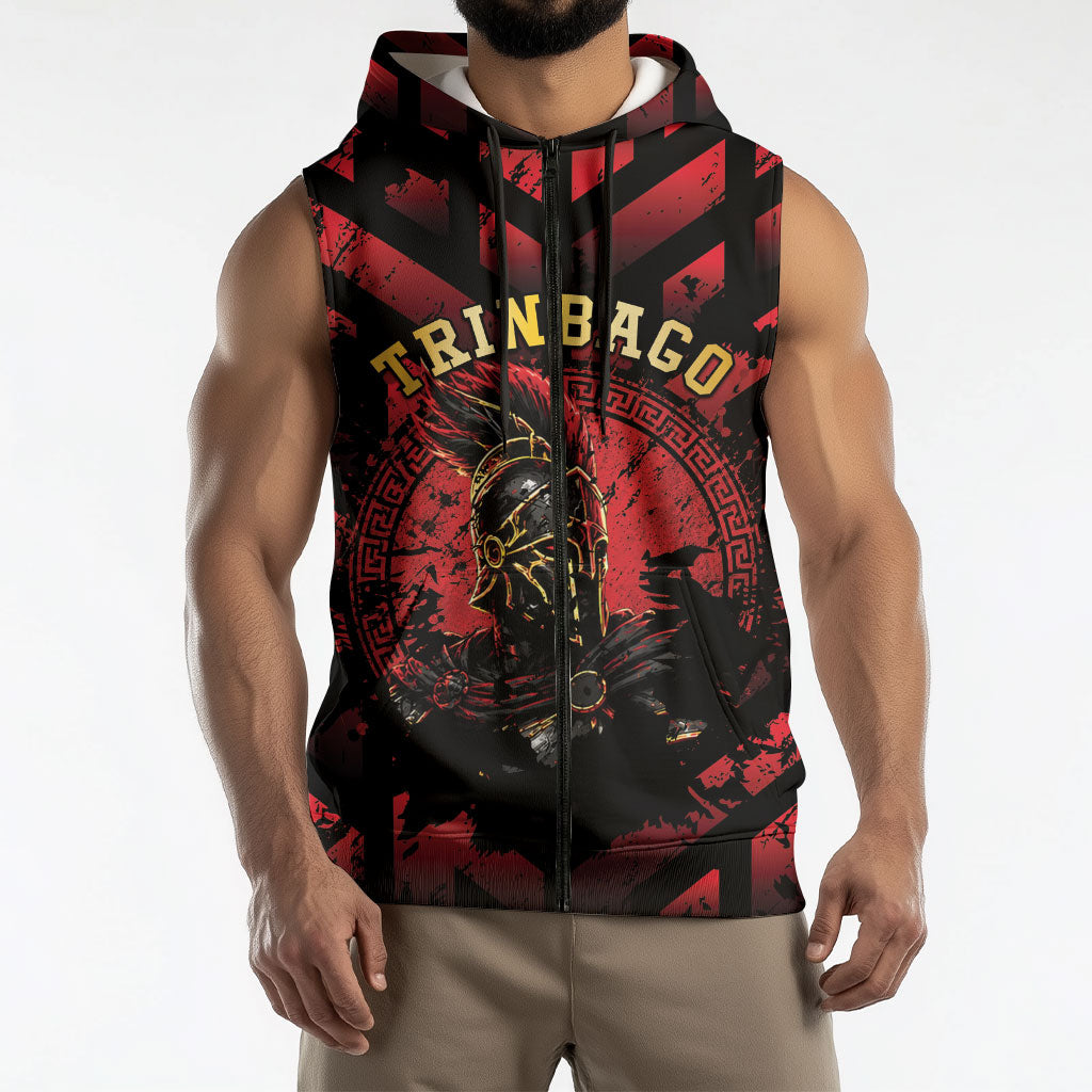 Custom Trinbago 2026 Cricket Sleeveless Zip Hoodie Ride To Victory