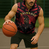 Custom Trinbago 2026 Cricket Sleeveless Zip Hoodie Ride To Victory