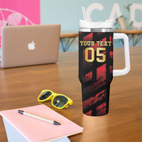 Custom Trinbago 2026 Cricket Tumbler With Handle Ride To Victory