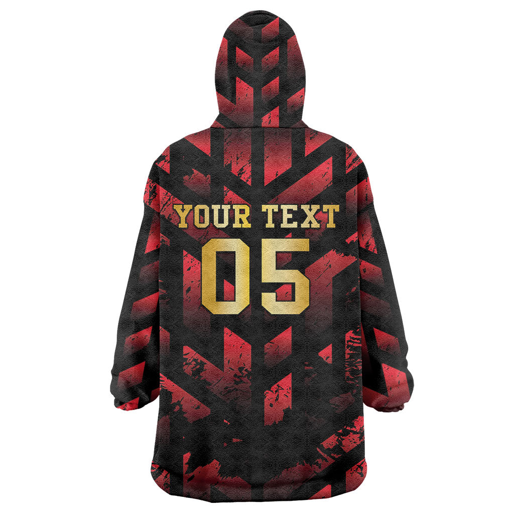 Custom Trinbago 2026 Cricket Wearable Blanket Hoodie Ride To Victory