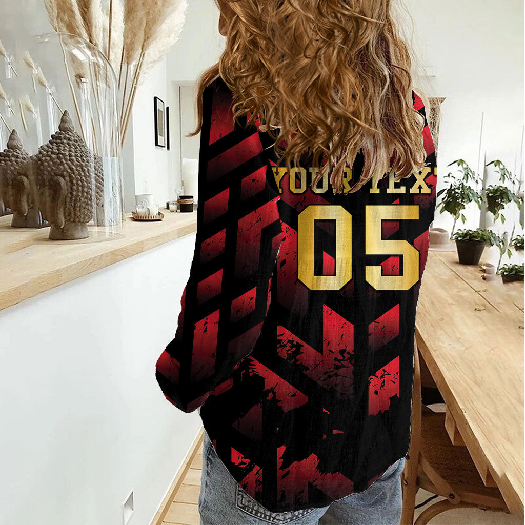 Custom Trinbago 2026 Cricket Women Casual Shirt Ride To Victory