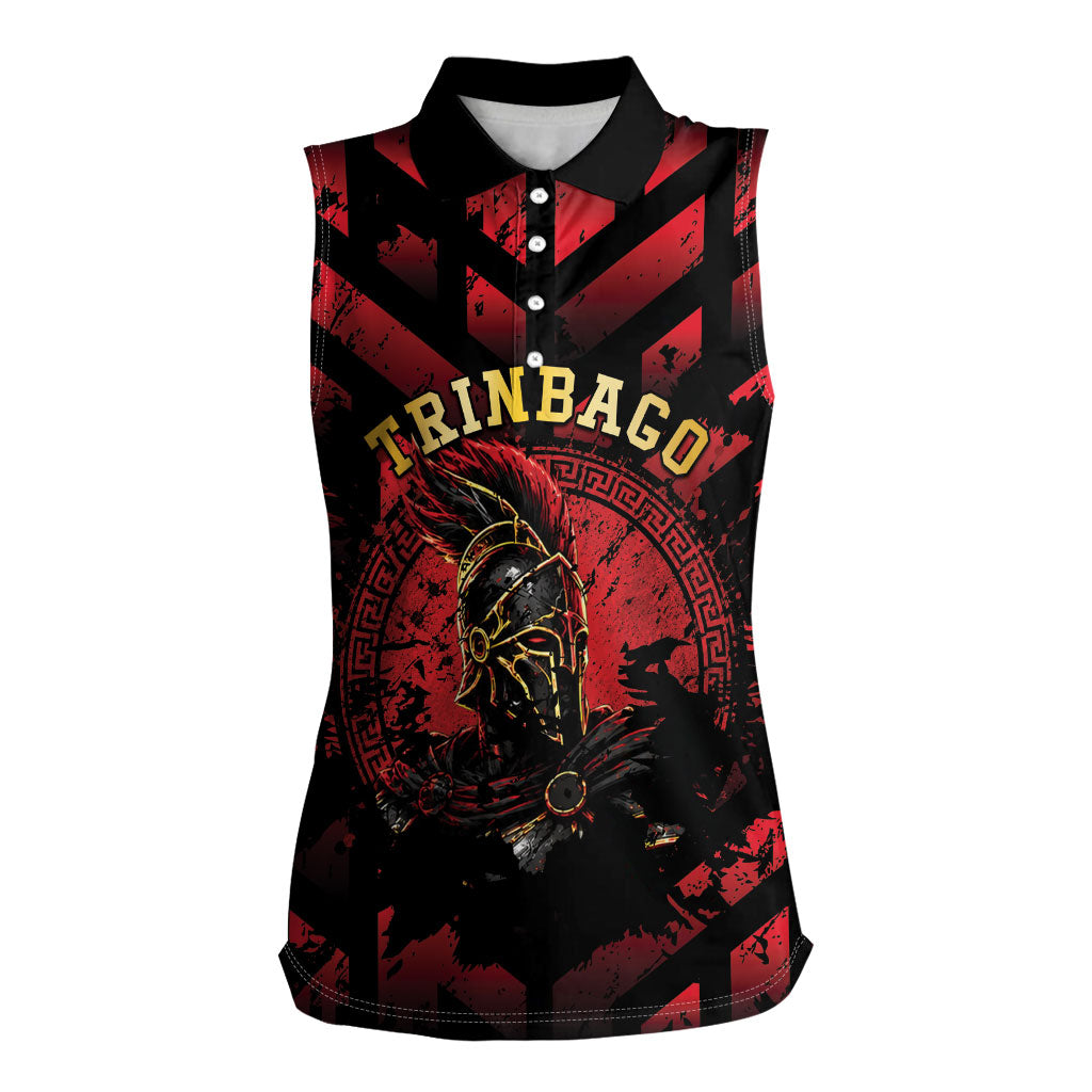 Custom Trinbago 2026 Cricket Women Sleeveless Polo Shirt Ride To Victory