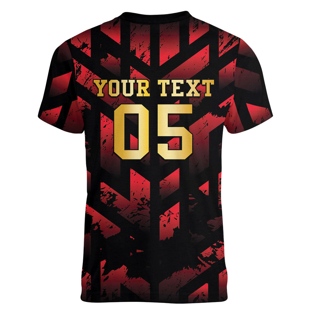 Custom Trinbago 2026 Cricket Women V-Neck T-Shirt Ride To Victory