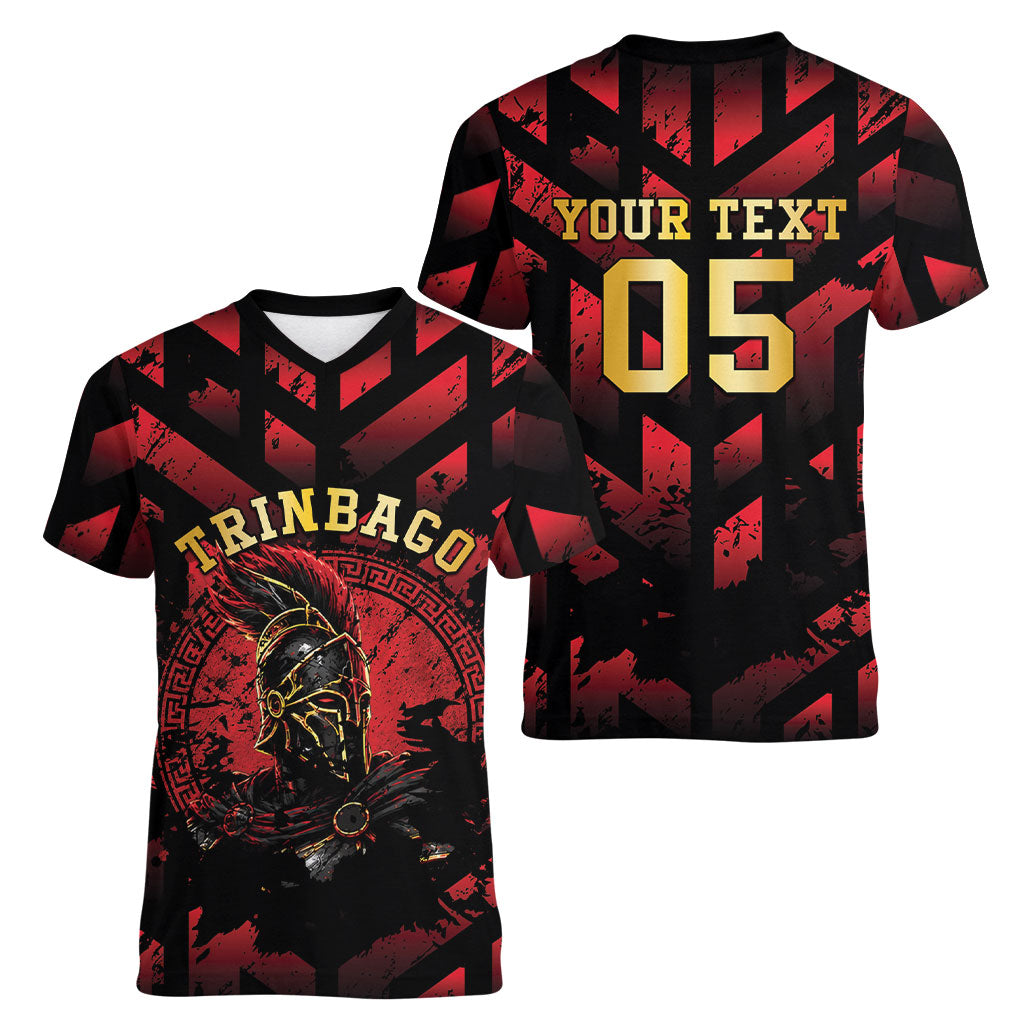 Custom Trinbago 2026 Cricket Women V-Neck T-Shirt Ride To Victory