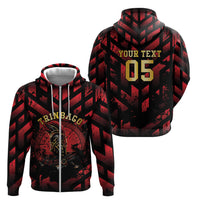Custom Trinbago 2026 Cricket Zip Hoodie Ride To Victory