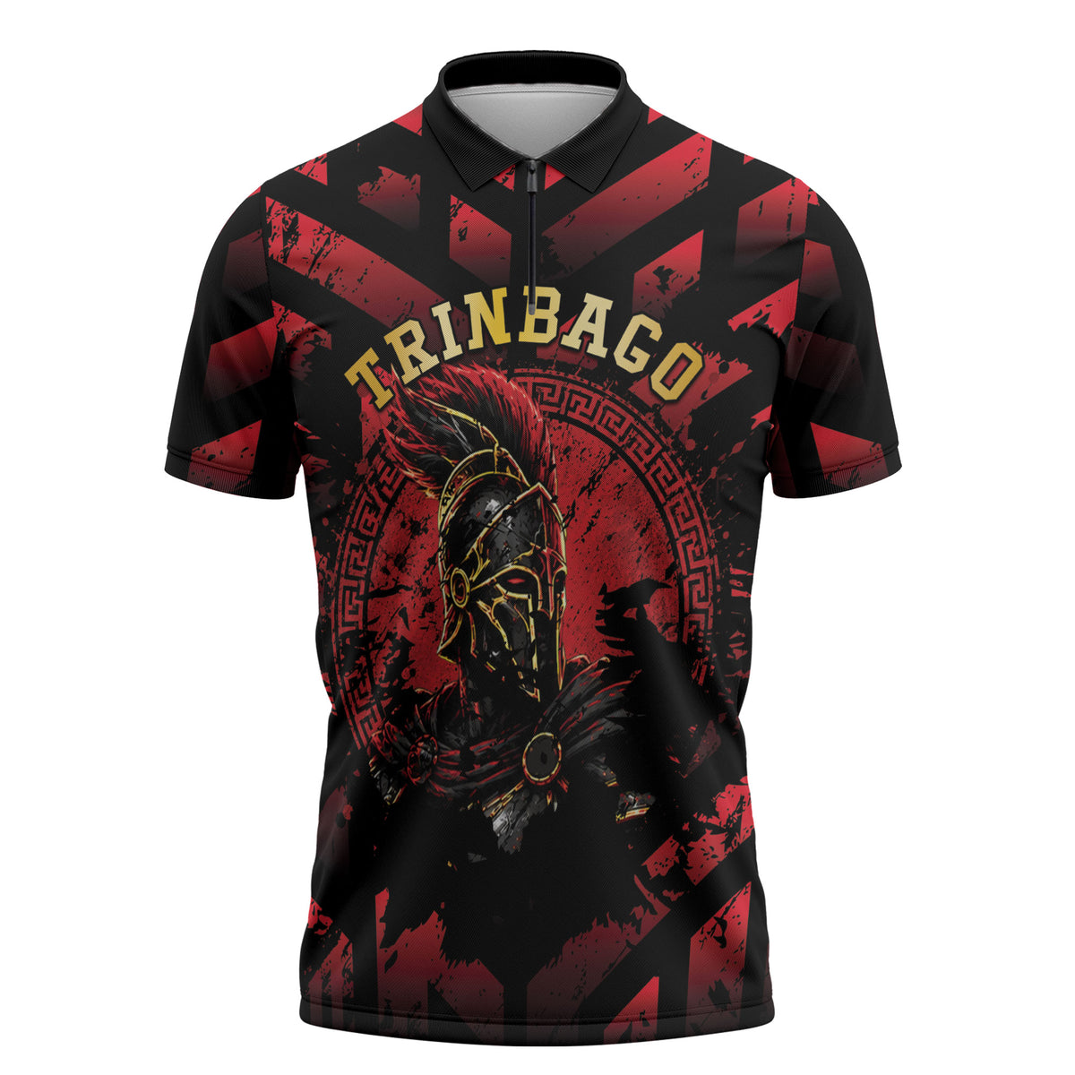 Custom Trinbago 2026 Cricket Zipper Polo Shirt Ride To Victory