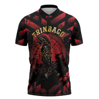 Custom Trinbago 2026 Cricket Zipper Polo Shirt Ride To Victory