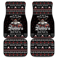 Funny Vikings Christmas Car Mats Falalalala Valhalla LT05 - Wonder Print Shop